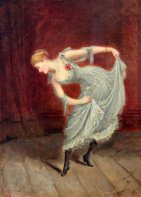 After James Abbott McNeil Whistler The Dancing Girl 14 x 10in.